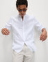 Marks & Spencer "Pure Linen Grandad Collar Shirt"